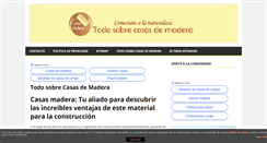 Desktop Screenshot of casasmadera.cc